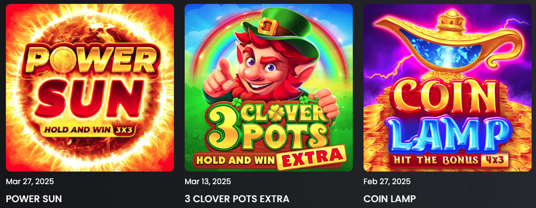 3Oaks Slots lança novos jogos em 2026
